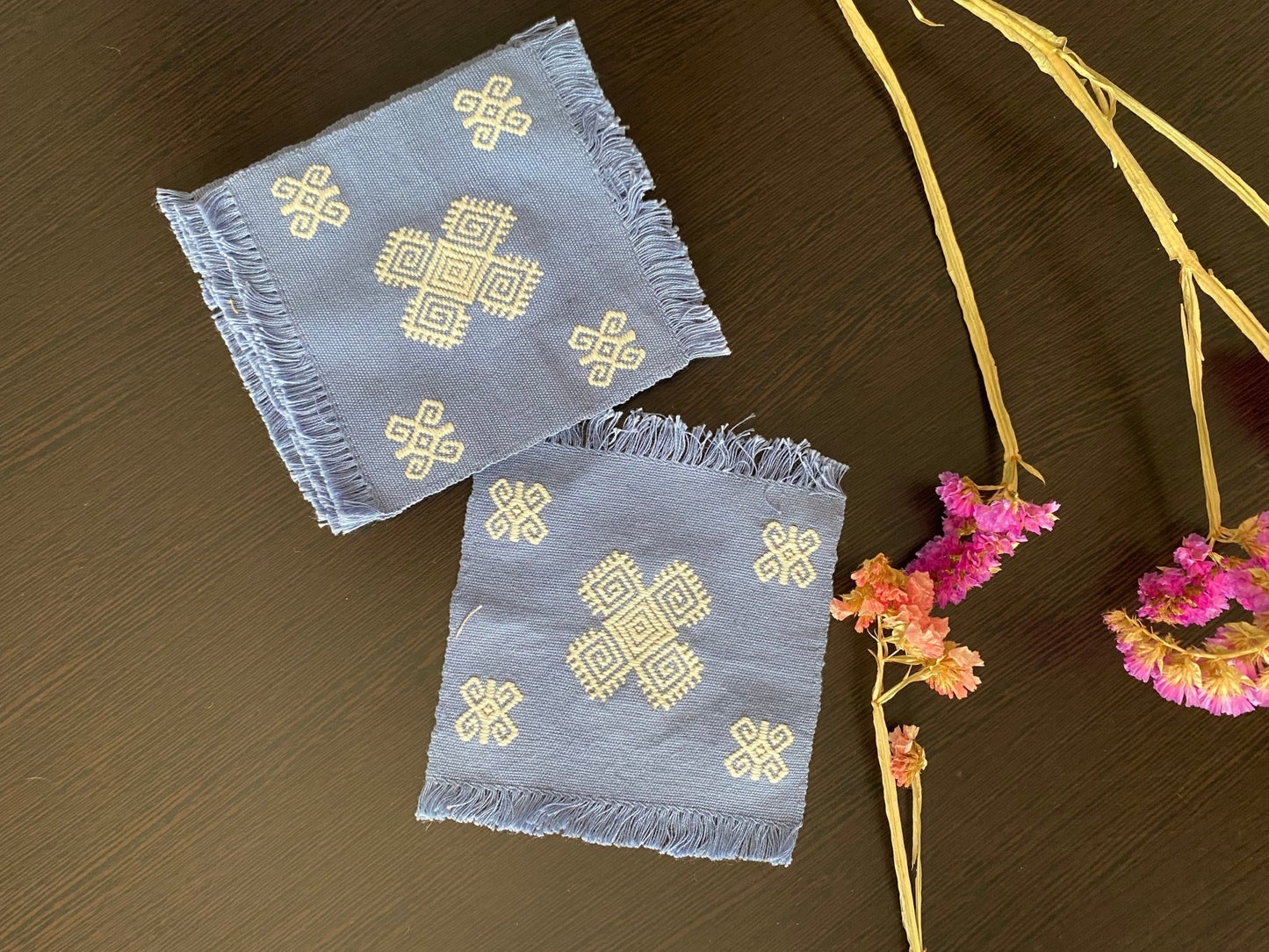 Set Porta Vasos Rufina 5 piezas Azul - Xihue