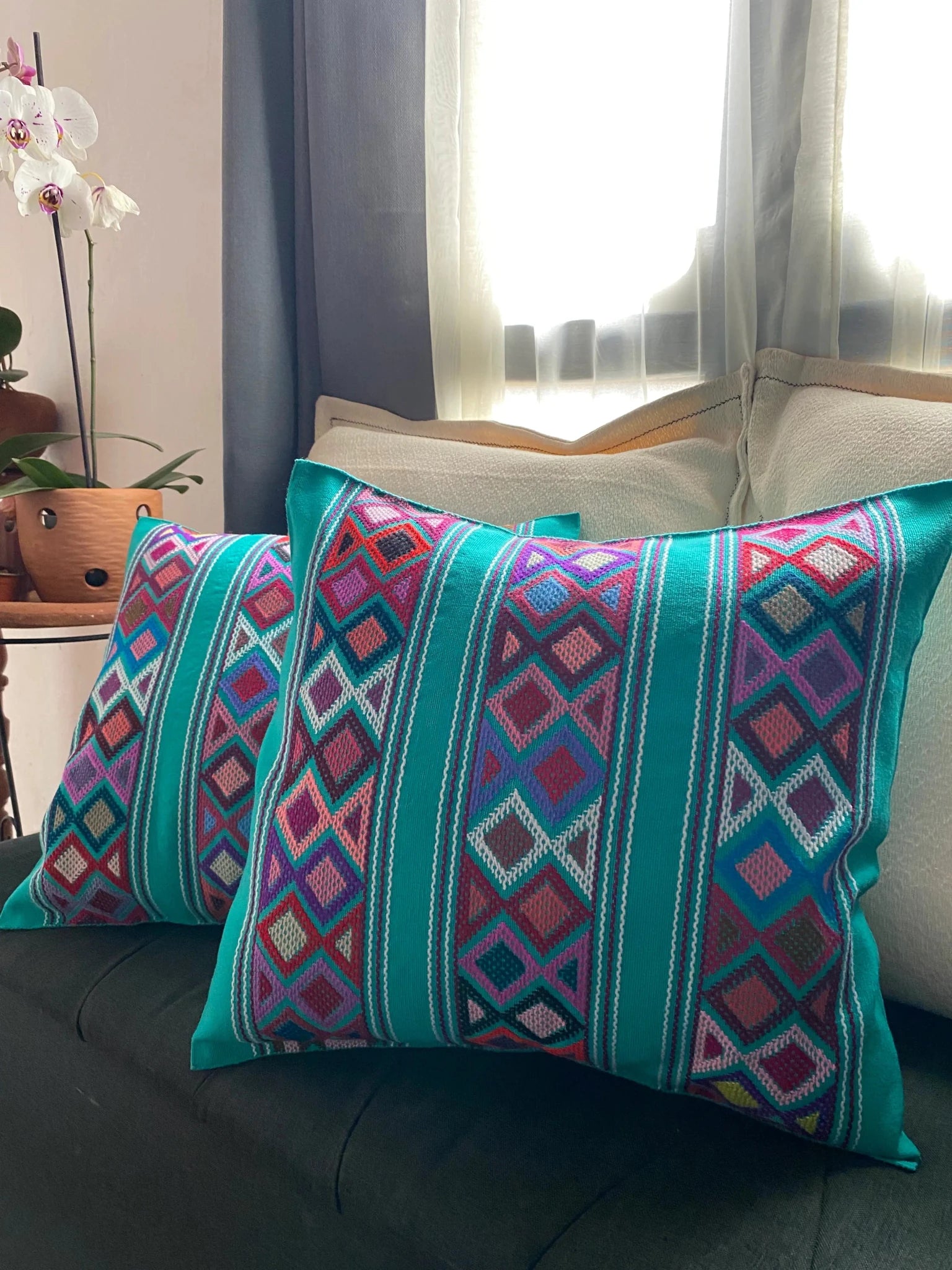 Funda para Cojín Artesanal Telar Alegría - Xihue