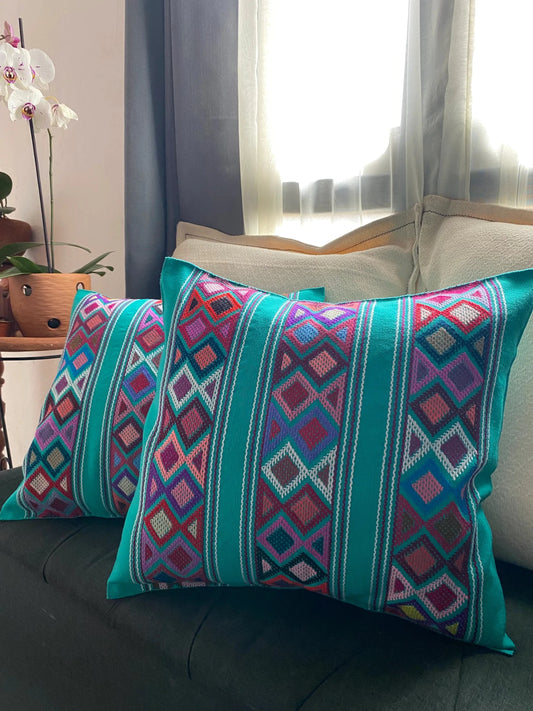 Funda para Cojín Artesanal Telar Alegría - Xihue