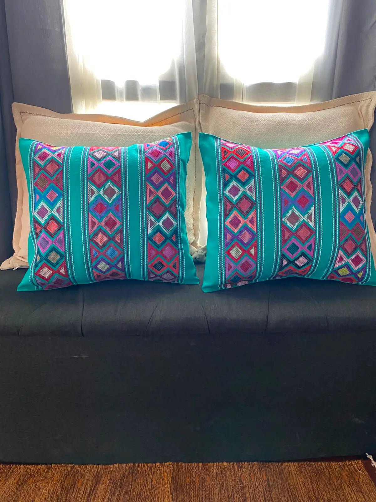 Funda para Cojín Artesanal Telar Alegría - Xihue