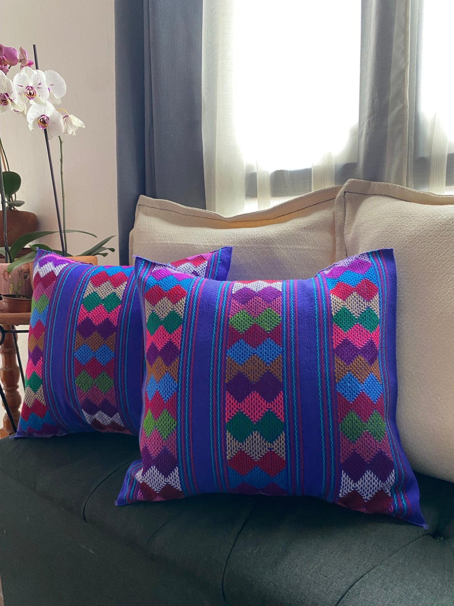 Funda para Cojín Artesanal Telar Papalote - Xihue