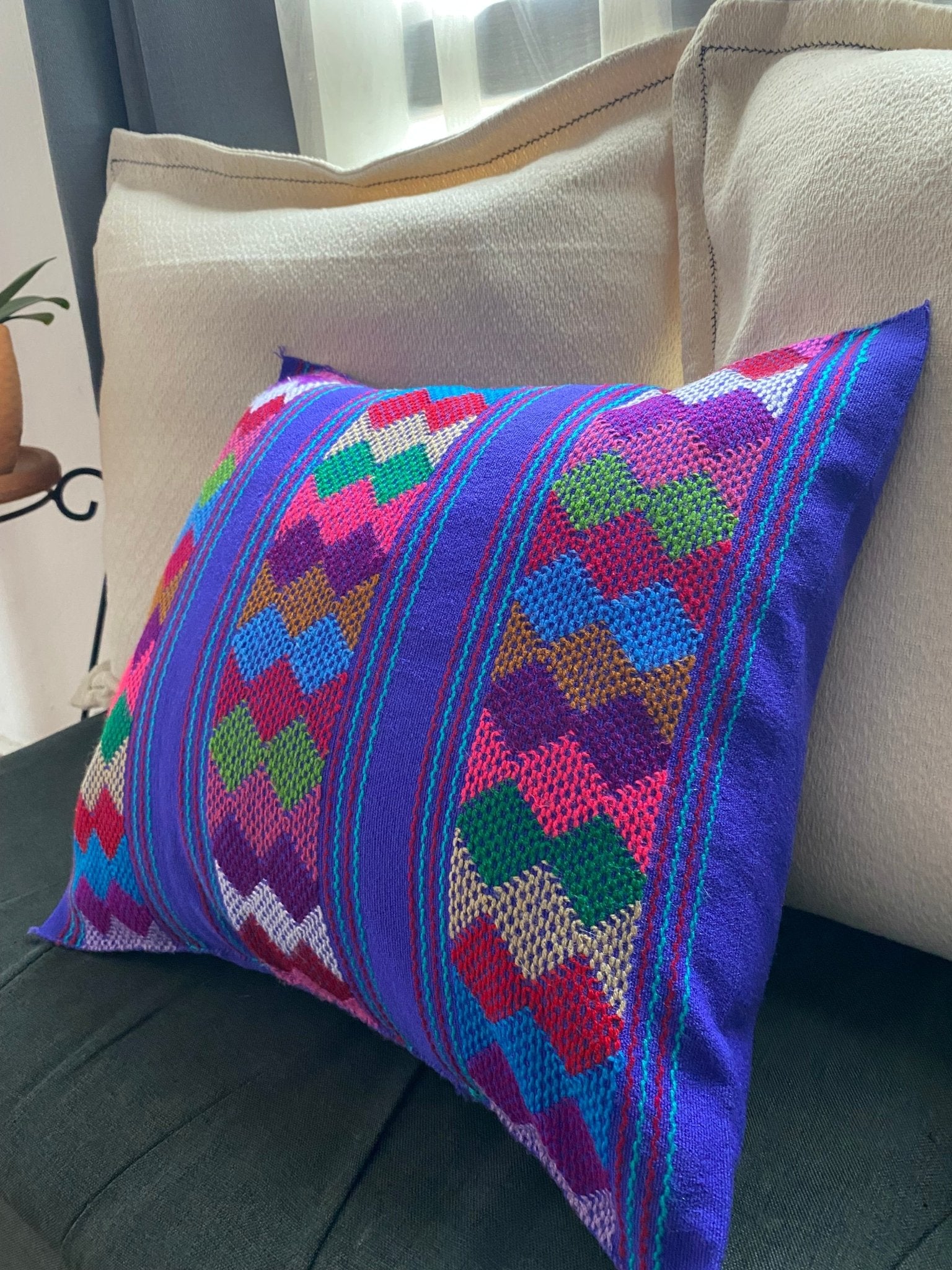 Funda para Cojín Artesanal Telar Papalote - Xihue