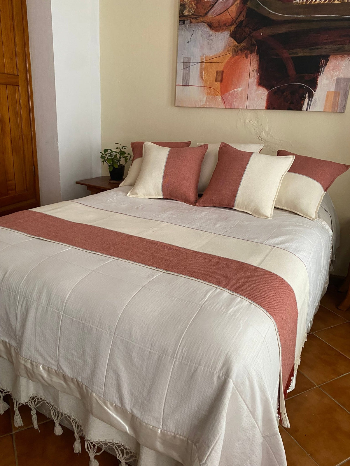 Pie de Cama Artesanal Ladrillo Telar de Pedal - Xihue