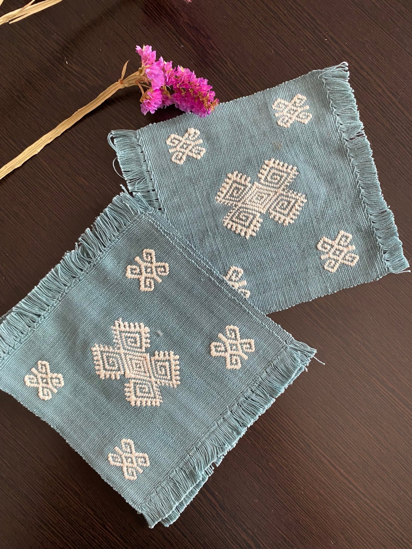 Set Porta Vasos Rufina 4 piezas Jade - Xihue